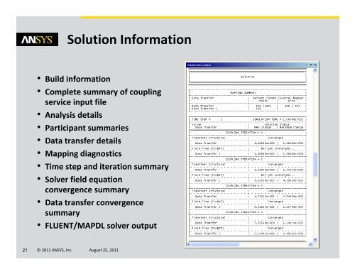 li System Coupling 14.0 â€“ Two- way FSI with ANSYS FLUENT and ...