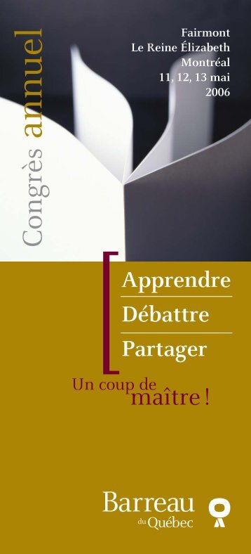 annuel - Barreau du Québec