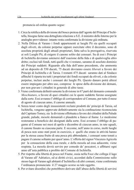 Ischitella e il Varano dai primi insediamenti agli ultimi feudatari