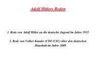 Adolf Hitlers Reden - Ave-caesar.de