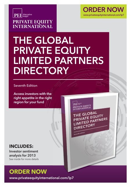 THE GLOBAL PRIVATE EQUITY LIMITED PARTNERS DIRECTORY