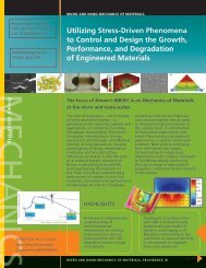 Utilizing Stress-Driven Phenomena to Control and Design the ...