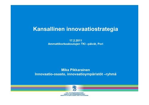 Mika Pikkarainen - SAMK