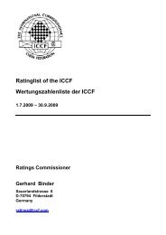 ICCF Rating Report 2009/2