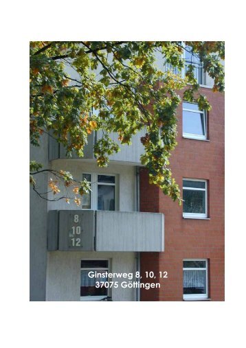 Expose, Ginsterweg 8,10,12-GÃÂ¶ttingen-neu - ifs-service.de