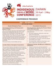 CONFERENCE PROGRAM Day 1 - 30 April 2013 - The Hotel Network