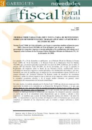 Novedades Fiscal Foral Bizkaia 1 - Garrigues