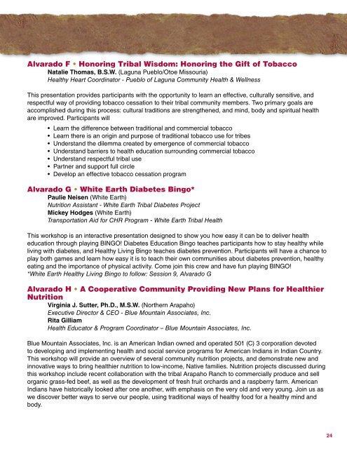 10th Native Women & Men's Wellness .pdf - American Indian Institute