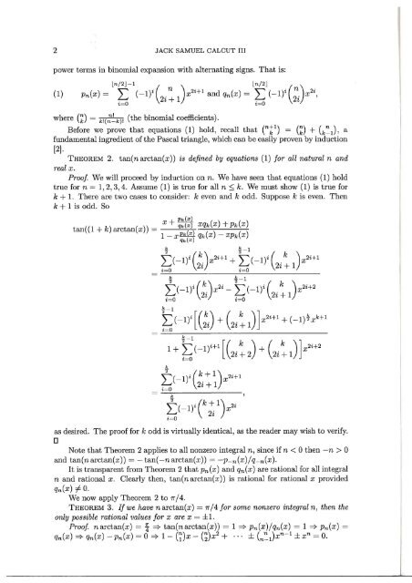 Vol. 11 No 1 - Pi Mu Epsilon