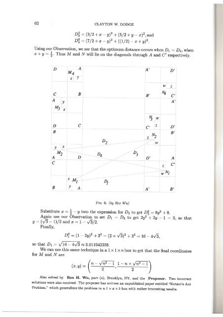 Vol. 11 No 1 - Pi Mu Epsilon