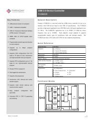 Faraday ARM Common Platform - Faraday Technology Corporation