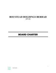 THE BOARD - Boustead Holdings Berhad