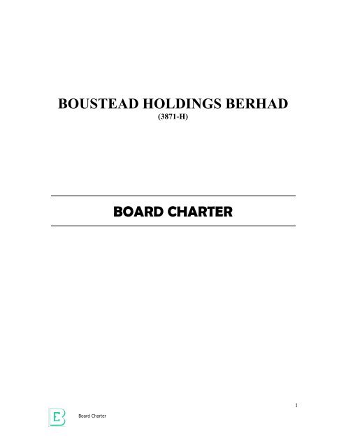 THE BOARD - Boustead Holdings Berhad