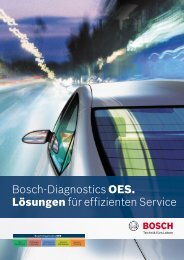 Bosch-Diagnostics OES. LÃ¶sungen fÃ¼r effizienten Service (PDF)