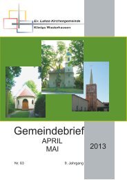 Gemeindebrief - lukaskirchengemeinde.de