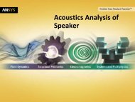 Acoustics Analysis of Speaker