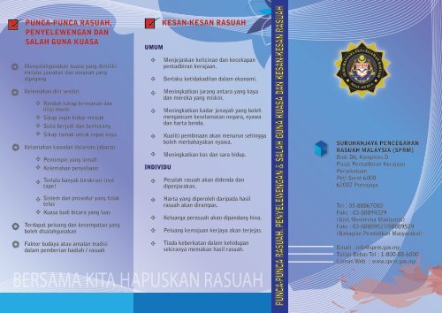 IMPLIKASINYA - Suruhanjaya Pencegahan Rasuah Malaysia