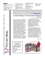 Thry'vors News - Thyroid Cancer Canada