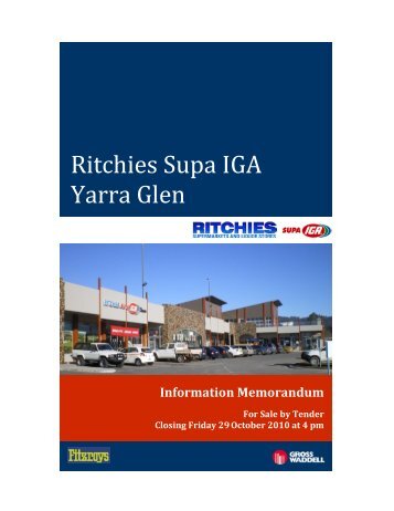 Ritchies Supa IGA Yarra Glen - Realestate.com.au