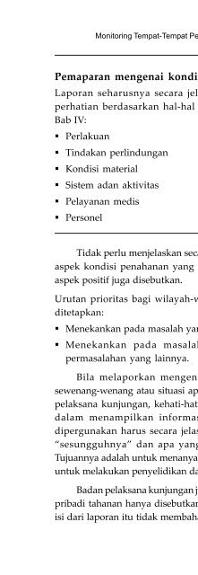 Monitoring Tempat Penahanan: Sebuah Panduan Praktis - Elsam