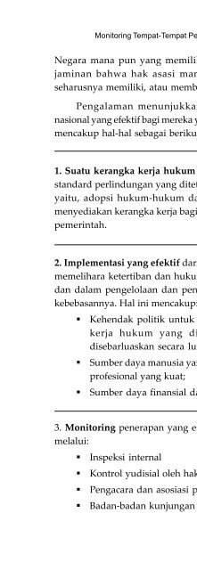 Monitoring Tempat Penahanan: Sebuah Panduan Praktis - Elsam