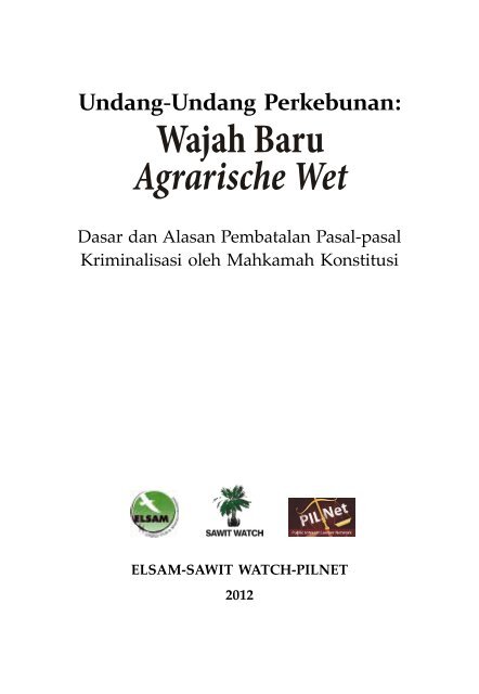 Wajah Baru Agrarische Wet.pdf - Elsam