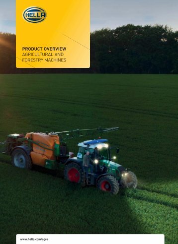 product overview agricultural and forestry machines - Hellanor