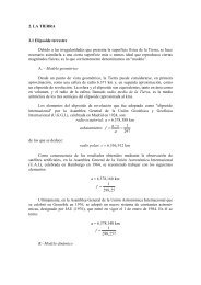 2. LA TIERRA 2.1 Elipsoide terrestre Debido a las irregularidades ...