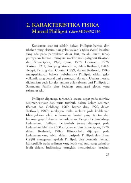 Mineral Phillipsit - Pusat Penelitian dan Pengembangan Geologi ...