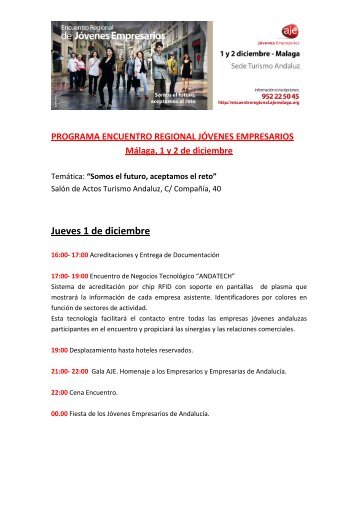 Programa Encuentro - Asociación de Jóvenes Empresarios