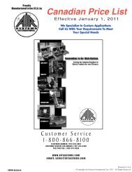 2011 PRICE LIST - Air Systems International