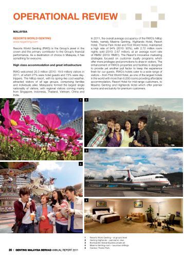 genting malaysia berhad Genting malaysia berhad is one of the top companies in malaysia that owns and operates malaysia’s premier tourist resort, resorts world genting. genting malaysia berhad Genting malaysia berhad is one of the top companies in malaysia that owns and operates malaysia’s premier tourist resort, resorts world genting.