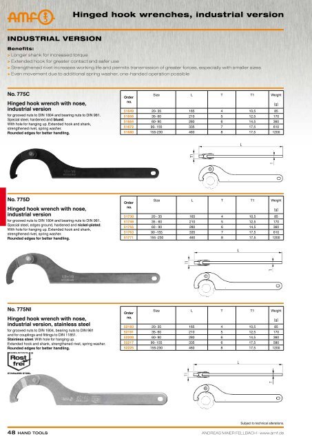 Hand tools - Rais