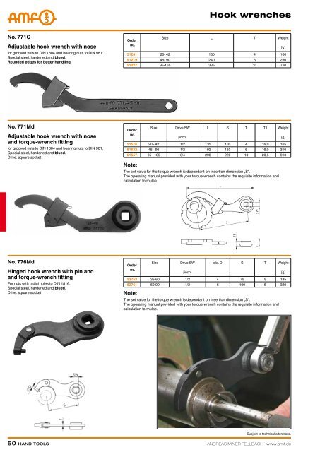 Hand tools - Rais