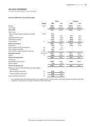 INCOME STATEMENTS - Genting Malaysia Berhad