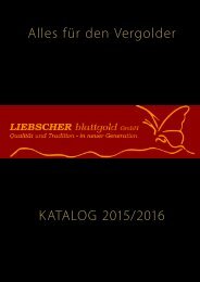 Alles für den Vergolder KATALOG 2015/2016