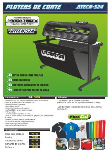 ATECH S24 Ploter de Corte Alphatech - AmericanFlag