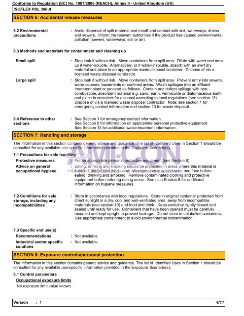 SAFETY DATA SHEET - AMI-CON