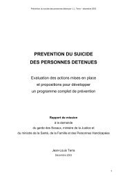 Voir le rapport Jean-Louis TERRA - Presse - MinistÃ¨re de la Justice