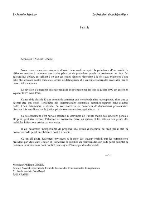 Lettre de mission - 16.2 kOctets - PDF - Presse