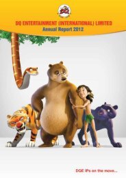 dq entertainment (international) limited annual report