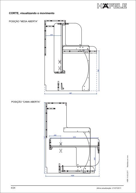 Tavoletto - Desenhos TÃ©cnicos - HÃ¤fele