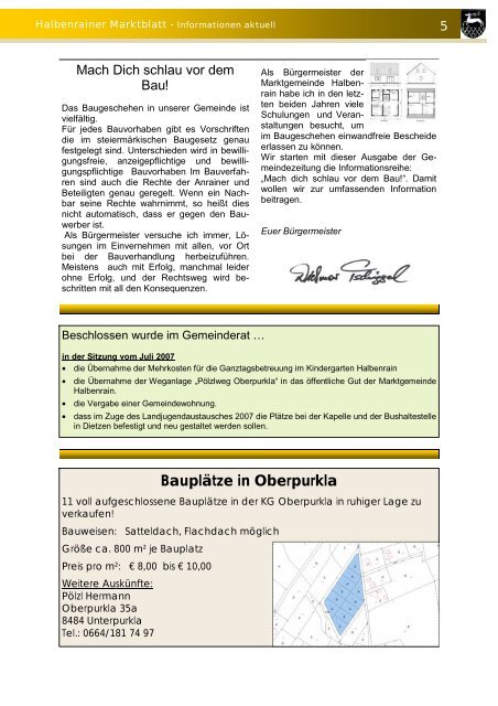 Datei herunterladen - .PDF - Marktgemeinde Halbenrain