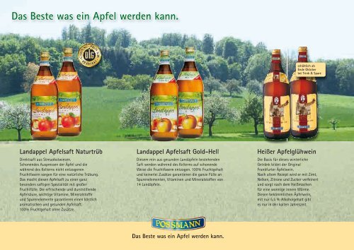 Spezialitäten aus Hessen Neu: Pure Cider von Possmann!