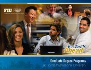 Graduate Program Brochure - University Graduate School - Florida ...