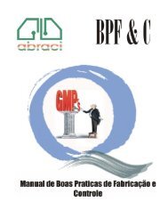 BOAS PRÃTICAS DE FABRICAÃÃO E CONTROLE - ABRACI ...