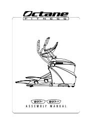 Q37e/Q37ce Assembly Instructions (Aug. 2008-2009) - Octane Fitness