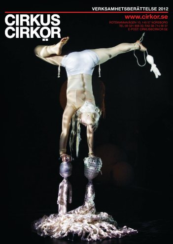 Verksamhetsberättelse 2012 - Cirkus Cirkör