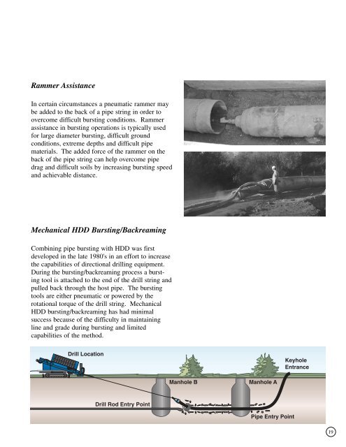 Pneumatic Guide to Pipe Bursting - TT Technologies Inc.