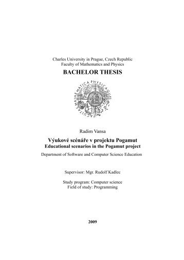 BACHELOR THESIS - AMIS